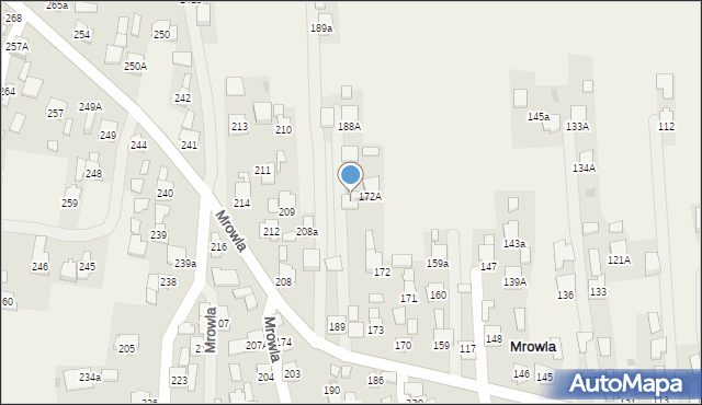 Mrowla, Mrowla, 188, mapa Mrowla
