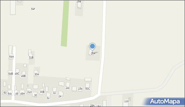 Mrowla, Mrowla, 26A, mapa Mrowla