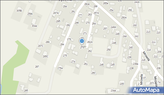 Mrowla, Mrowla, 273, mapa Mrowla