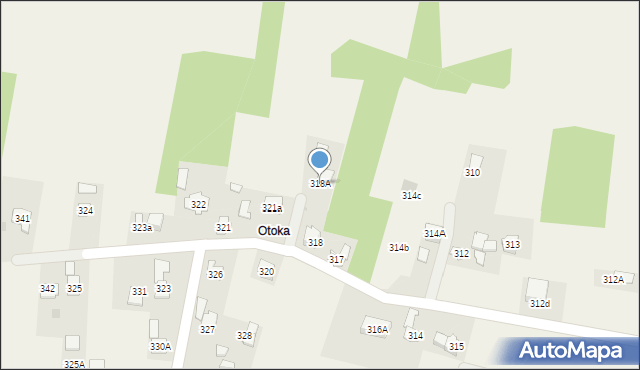 Mrowla, Mrowla, 318A, mapa Mrowla