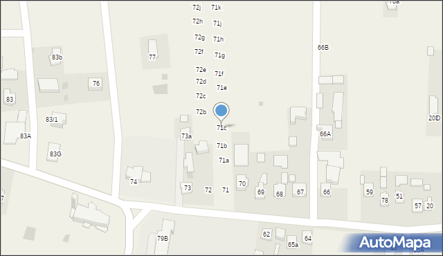 Mrowla, Mrowla, 71c, mapa Mrowla