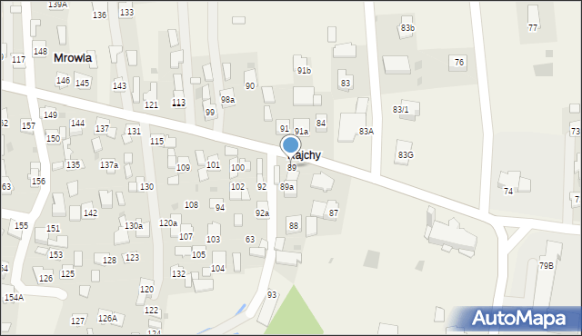 Mrowla, Mrowla, 89, mapa Mrowla