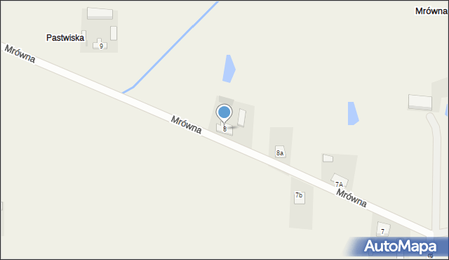 Mrówna, Mrówna, 8, mapa Mrówna