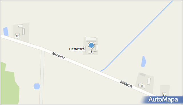 Mrówna, Mrówna, 9, mapa Mrówna
