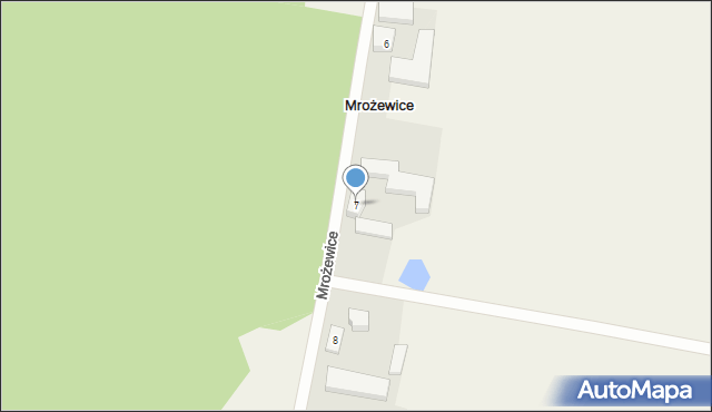 Mrożewice, Mrożewice, 7, mapa Mrożewice