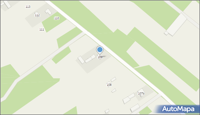 Mrozowa Wola, Mrozowa Wola, 109, mapa Mrozowa Wola