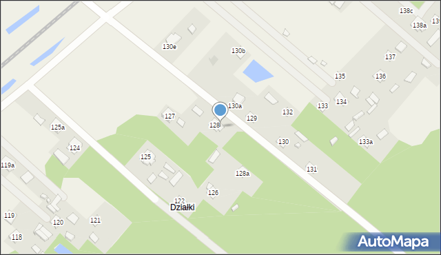 Mrozowa Wola, Mrozowa Wola, 128b, mapa Mrozowa Wola