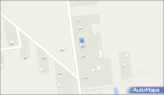 Mrozowa Wola, Mrozowa Wola, 27f, mapa Mrozowa Wola