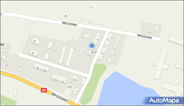 Mrozowo, Mrozowo, 6, mapa Mrozowo