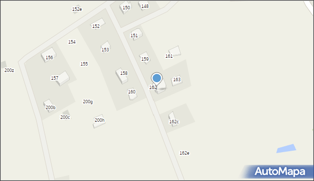 Mrozy, Mrozy, 162a, mapa Mrozy