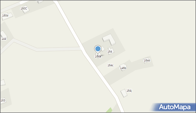 Mrozy, Mrozy, 164a, mapa Mrozy