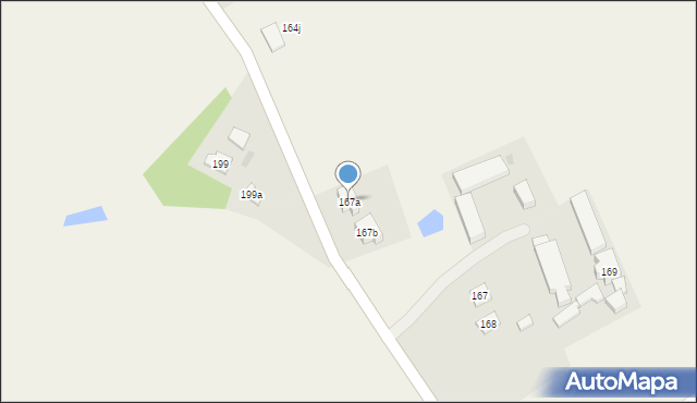 Mrozy, Mrozy, 167a, mapa Mrozy