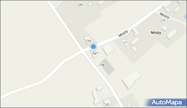 Mrozy, Mrozy, 176, mapa Mrozy