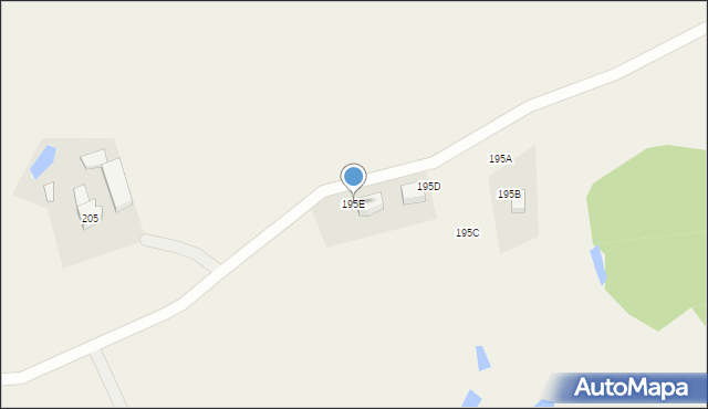 Mrozy, Mrozy, 195E, mapa Mrozy