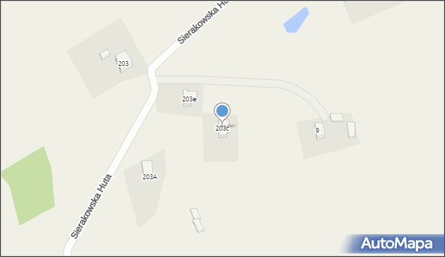 Mrozy, Mrozy, 203c, mapa Mrozy