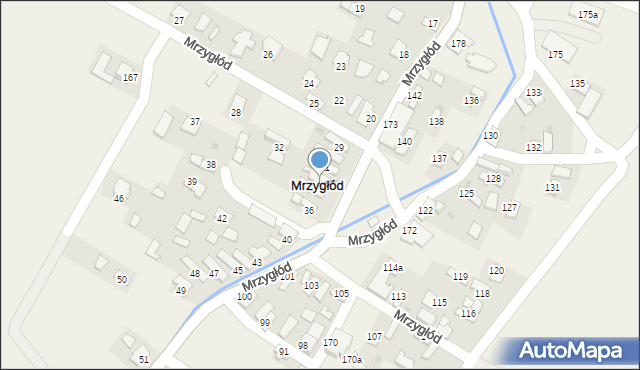 Mrzygłód, Mrzygłód, 34, mapa Mrzygłód
