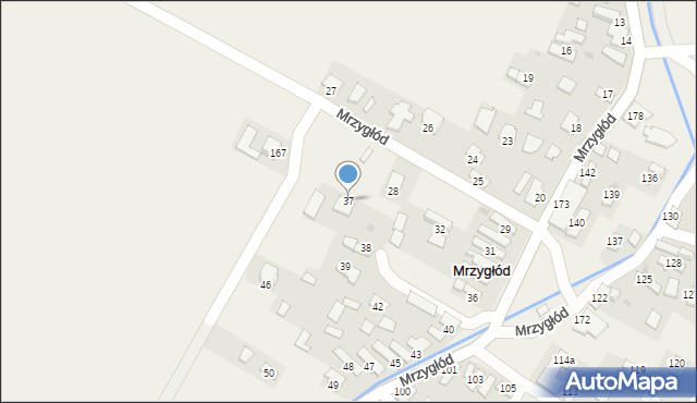 Mrzygłód, Mrzygłód, 37, mapa Mrzygłód