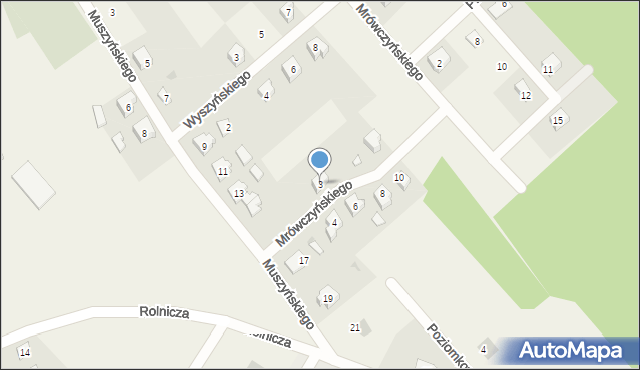 Nowy Barkoczyn, Mrówczyńskiego, ks., 3, mapa Nowy Barkoczyn