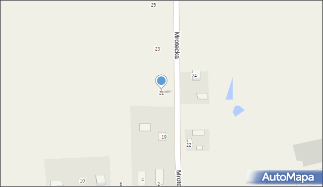 Sicienko, Mrotecka, 21, mapa Sicienko