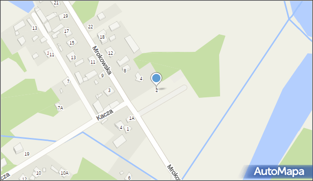 Szczaki, Mrokowska, 2, mapa Szczaki
