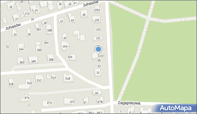 Warszawa, Mrówcza, 97, mapa Warszawy