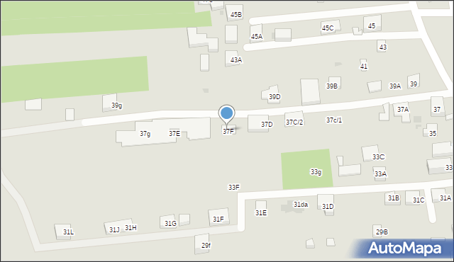 Warszawa, Mrówcza, 37F, mapa Warszawy