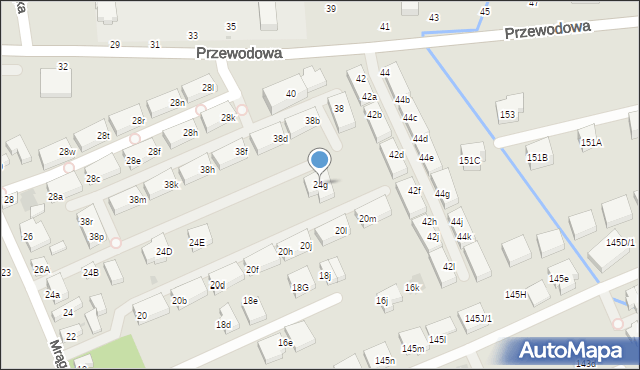 Warszawa, Mrągowska, 24g, mapa Warszawy