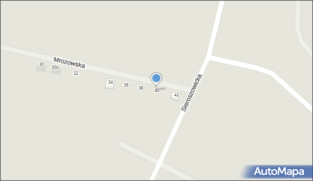 Wrocław, Mrozowska, 40, mapa Wrocławia