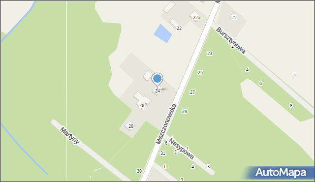 Bartoszówka, Mszczonowska, 24, mapa Bartoszówka
