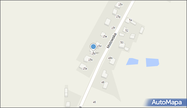 Cegielnia, Mstowska, 15c, mapa Cegielnia