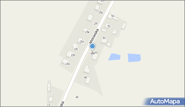Cegielnia, Mstowska, 48b, mapa Cegielnia