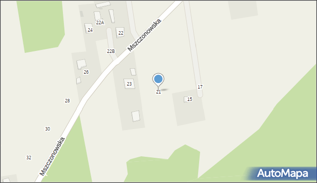 Ciepłe, Mszczonowska, 21, mapa Ciepłe