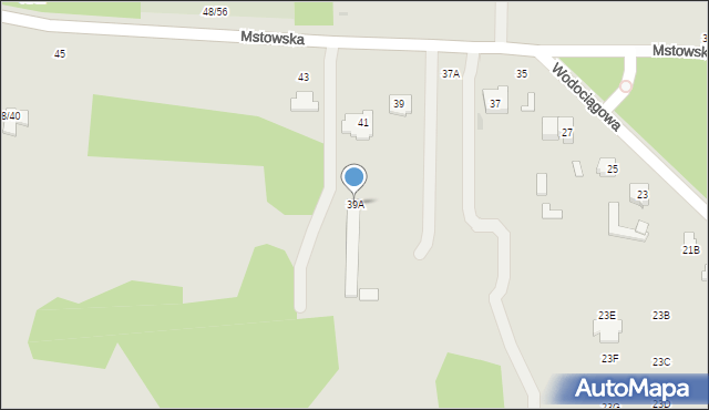 Częstochowa, Mstowska, 39A, mapa Częstochowy