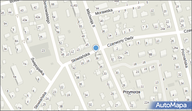 Gdańsk, Mściwoja II, 41, mapa Gdańska