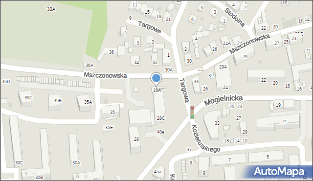 Grójec, Mszczonowska, 33A, mapa Grójec
