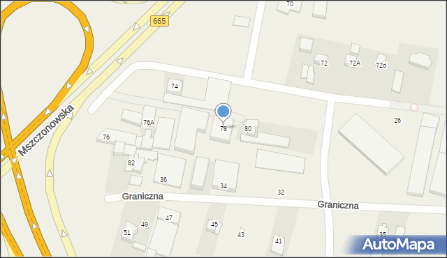 Janki, Mszczonowska, 78, mapa Janki