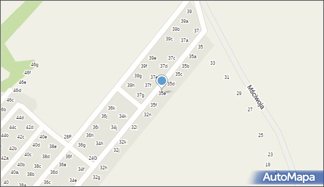 Kłodawa, Mściwoja, 35e, mapa Kłodawa