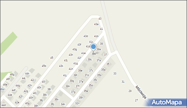 Kłodawa, Mściwoja, 39b, mapa Kłodawa