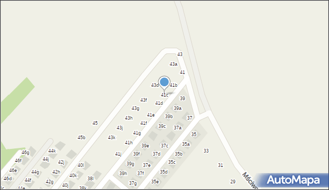 Kłodawa, Mściwoja, 41c, mapa Kłodawa
