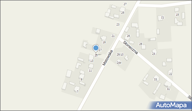 Kuchary, Mstowska, 15, mapa Kuchary