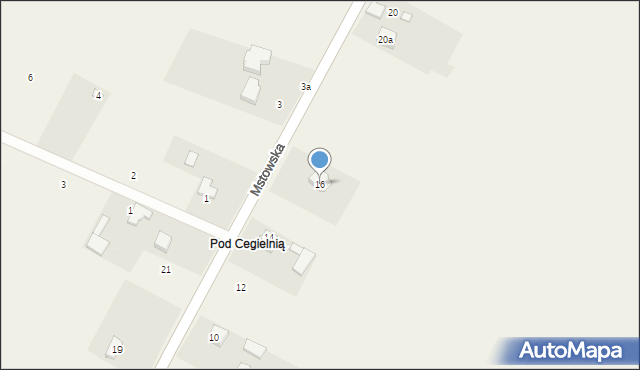 Kuchary, Mstowska, 16, mapa Kuchary