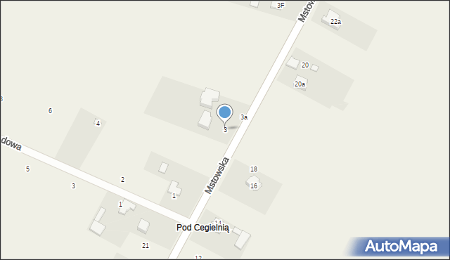 Kuchary, Mstowska, 3, mapa Kuchary
