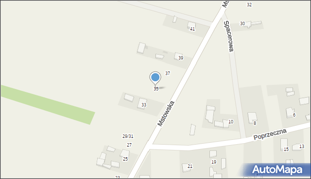 Kuchary, Mstowska, 35, mapa Kuchary