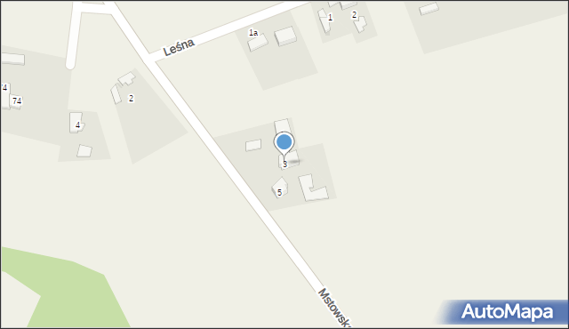 Latosówka, Mstowska, 3, mapa Latosówka