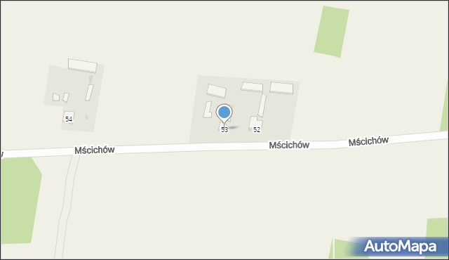 Mścichów, Mścichów, 53, mapa Mścichów