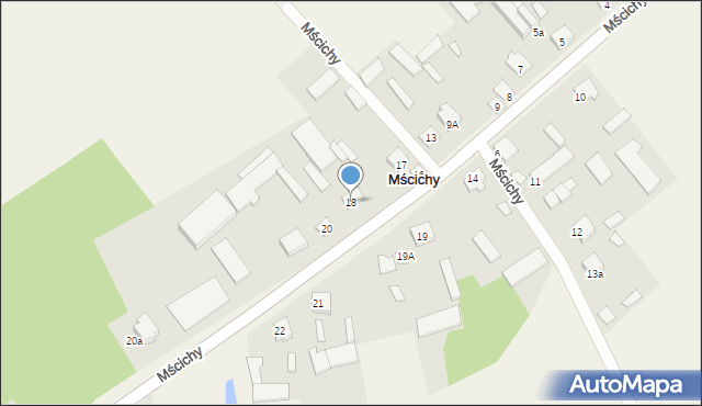 Mścichy, Mścichy, 18, mapa Mścichy