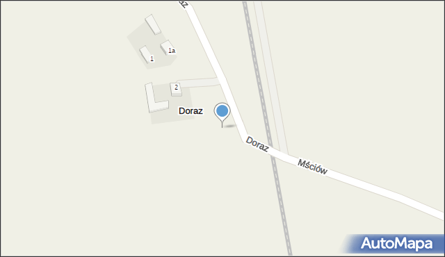 Mściów, Mściów, 2a, mapa Mściów