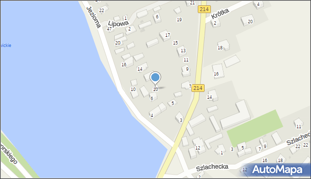 Mściszewice, Mściszewice, 10, mapa Mściszewice