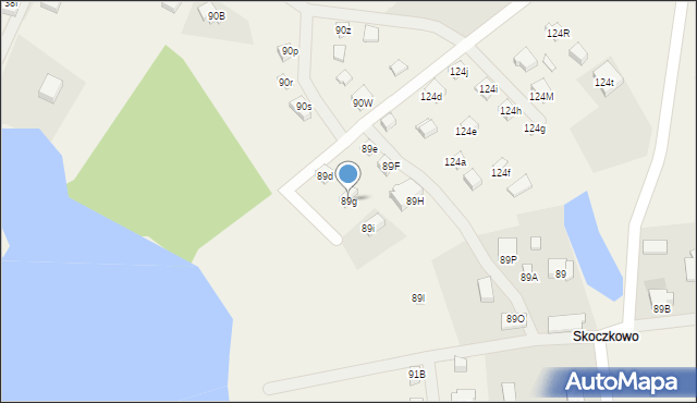 Mściszewice, Mściszewice, 89g, mapa Mściszewice