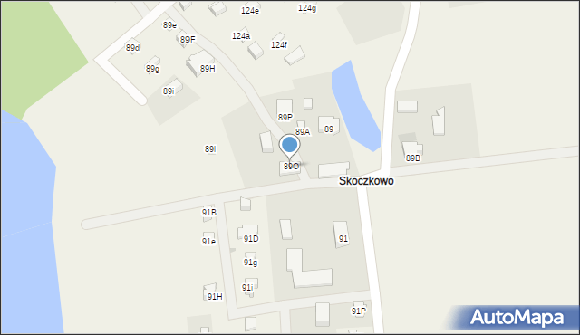 Mściszewice, Mściszewice, 89O, mapa Mściszewice